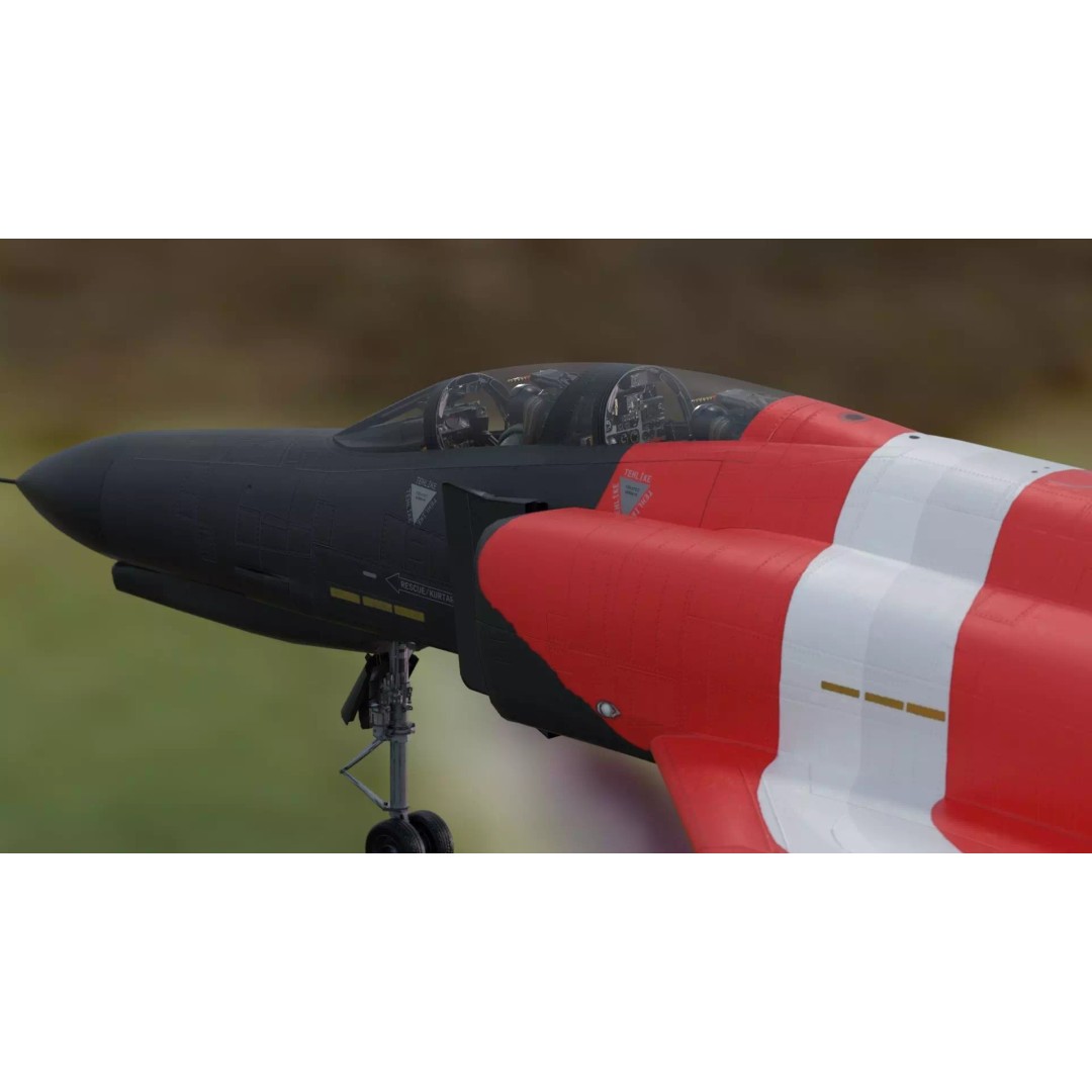 F4 Phantom 2 3D Model – Fully Rigged Low-Poly Game Asset, Blender - View 15