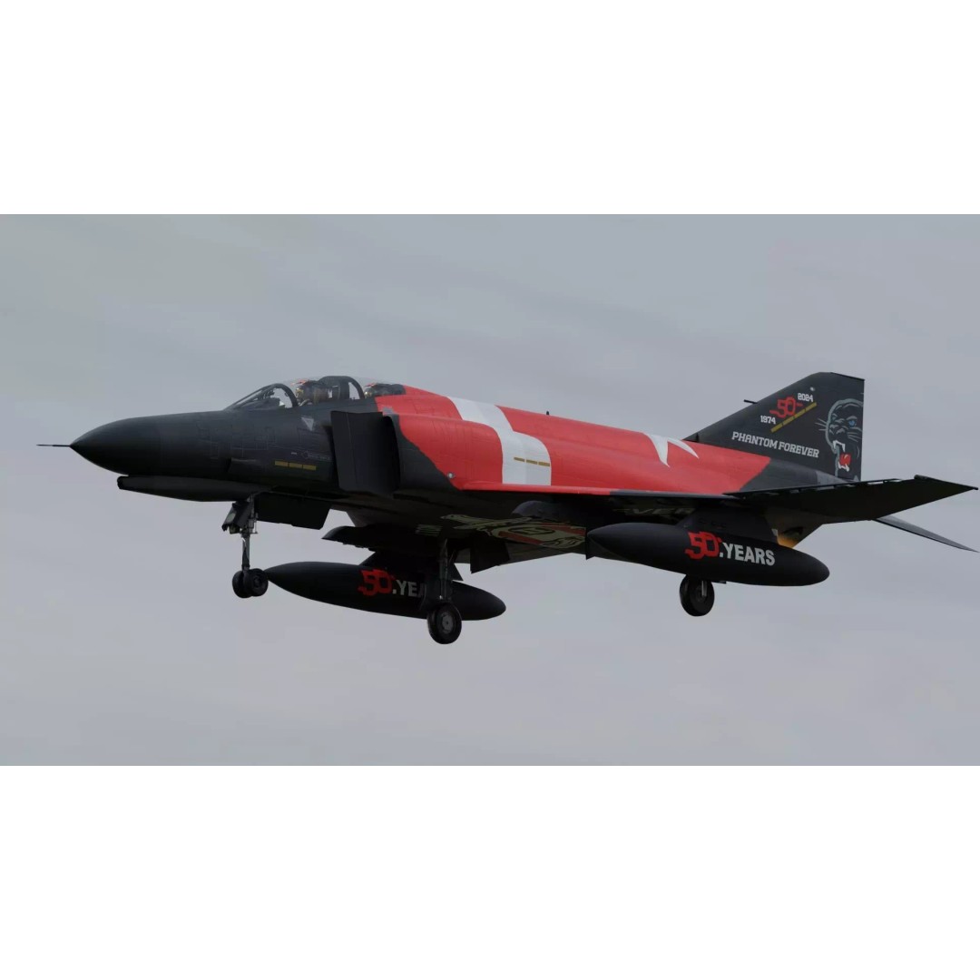 F4 Phantom 2 3D Model – Fully Rigged Low-Poly Game Asset, Blender - View 5
