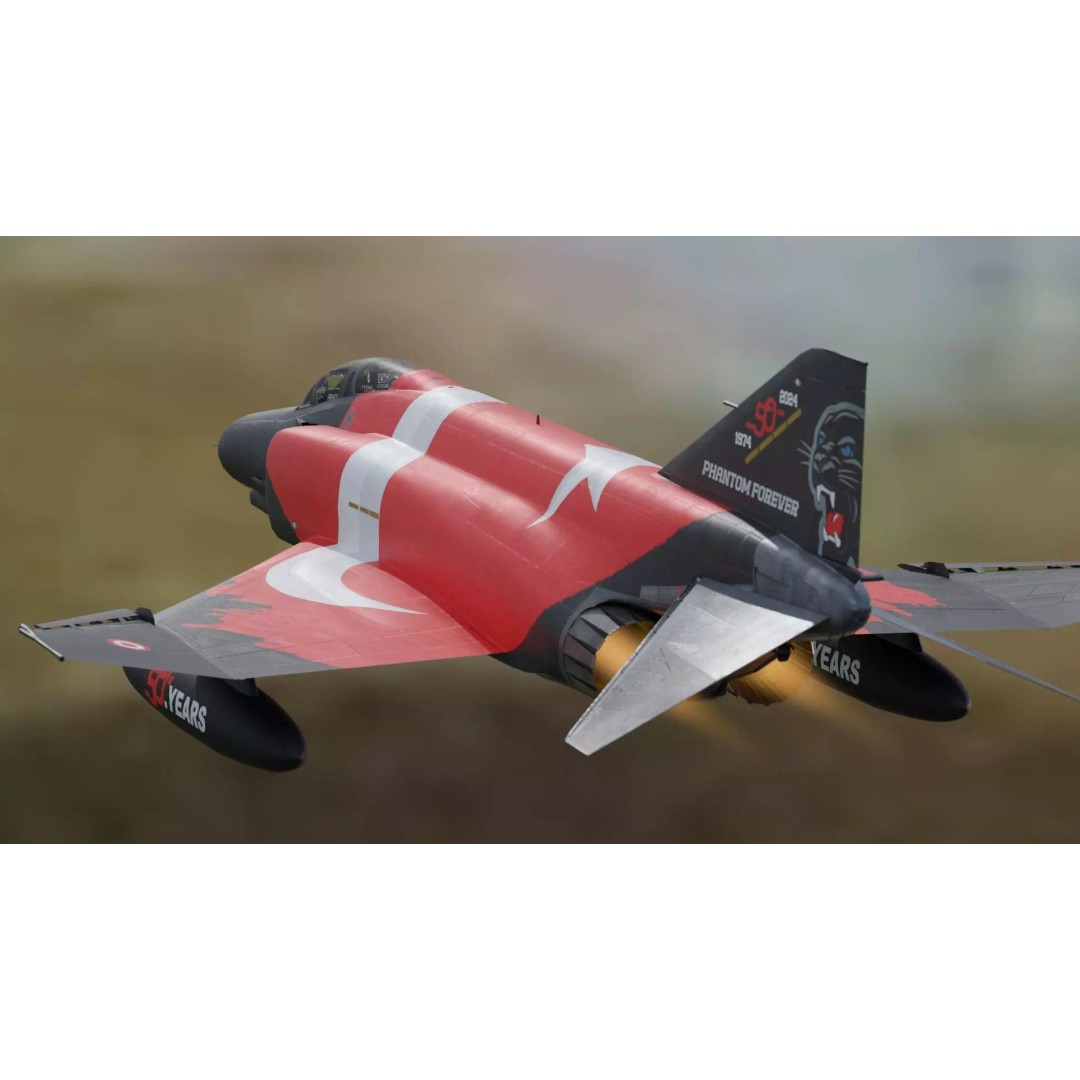 F4 Phantom 2 3D Model – Fully Rigged Low-Poly Game Asset, Blender - View 9