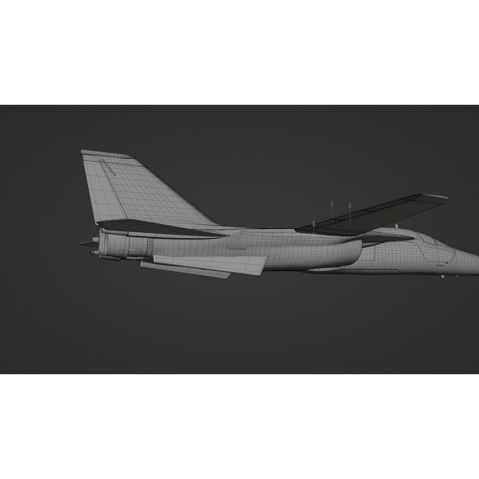 General Dynamics F-111 Aardvark - Game-Ready 3D Model - View 15
