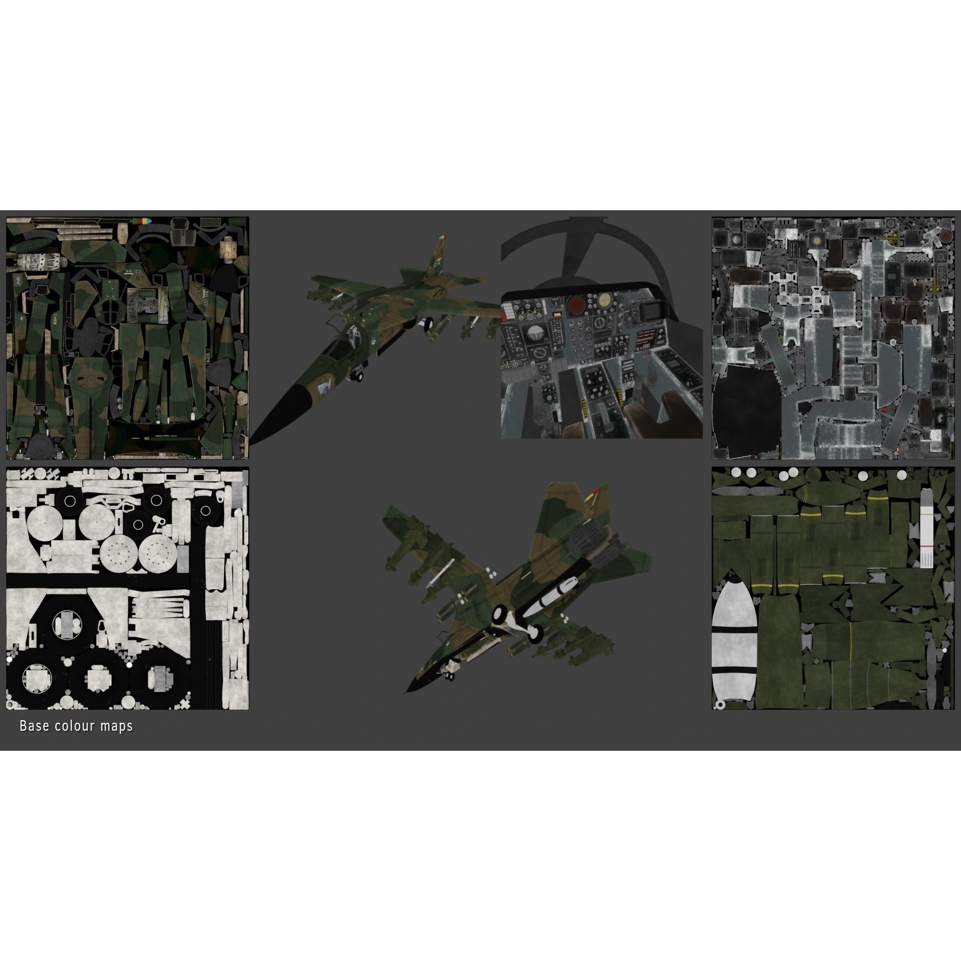 General Dynamics F-111 Aardvark - Game-Ready 3D Model - View 25