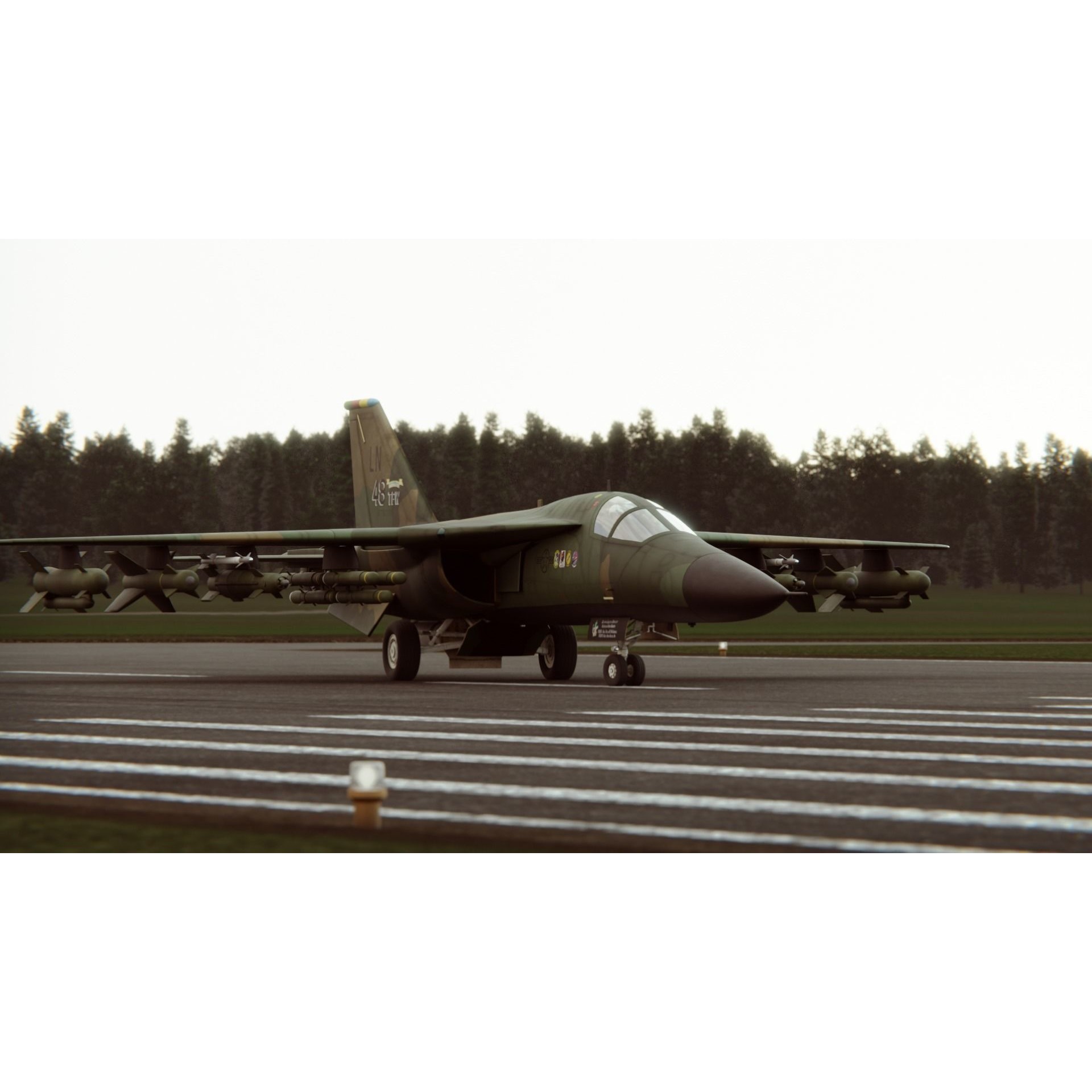 General Dynamics F-111 Aardvark - Game-Ready 3D Model - View 3
