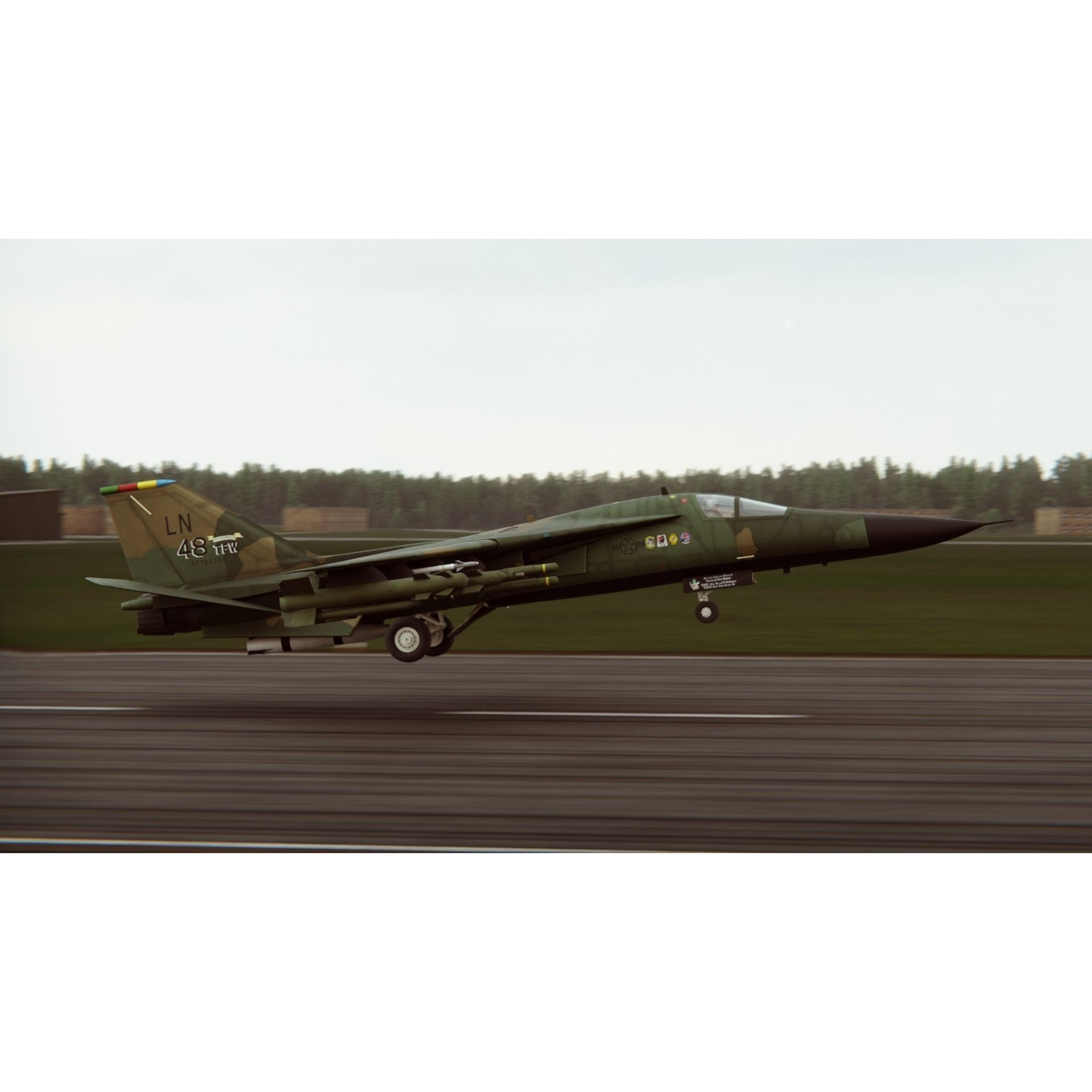 General Dynamics F-111 Aardvark - Game-Ready 3D Model - View 4