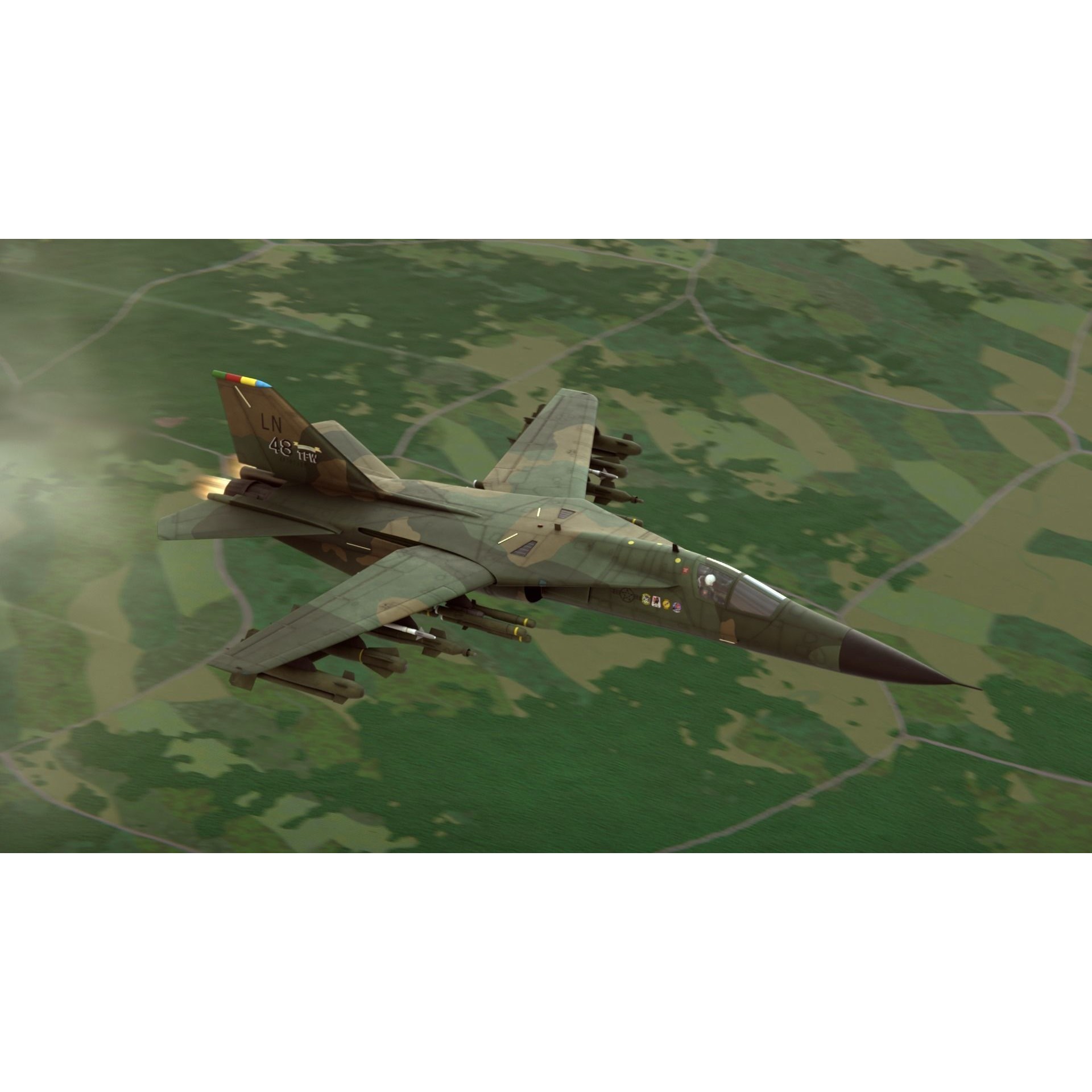 General Dynamics F-111 Aardvark - Game-Ready 3D Model - View 5