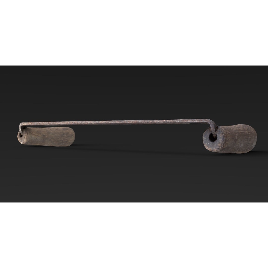 Planer Scraper 3D Model – Low Poly Game Ready Asset, FBX - View 11