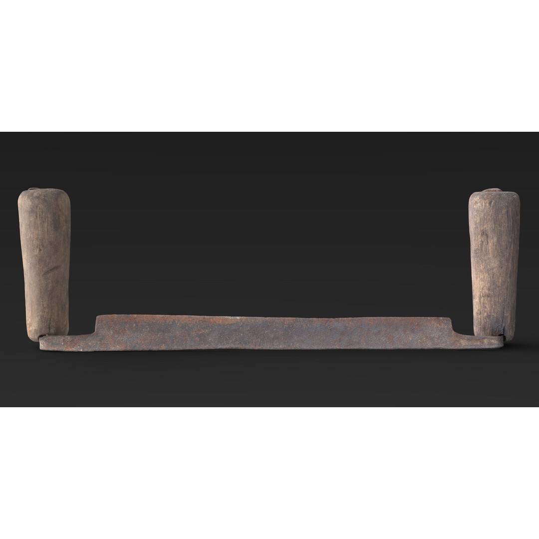 Planer Scraper 3D Model – Low Poly Game Ready Asset, FBX - View 9