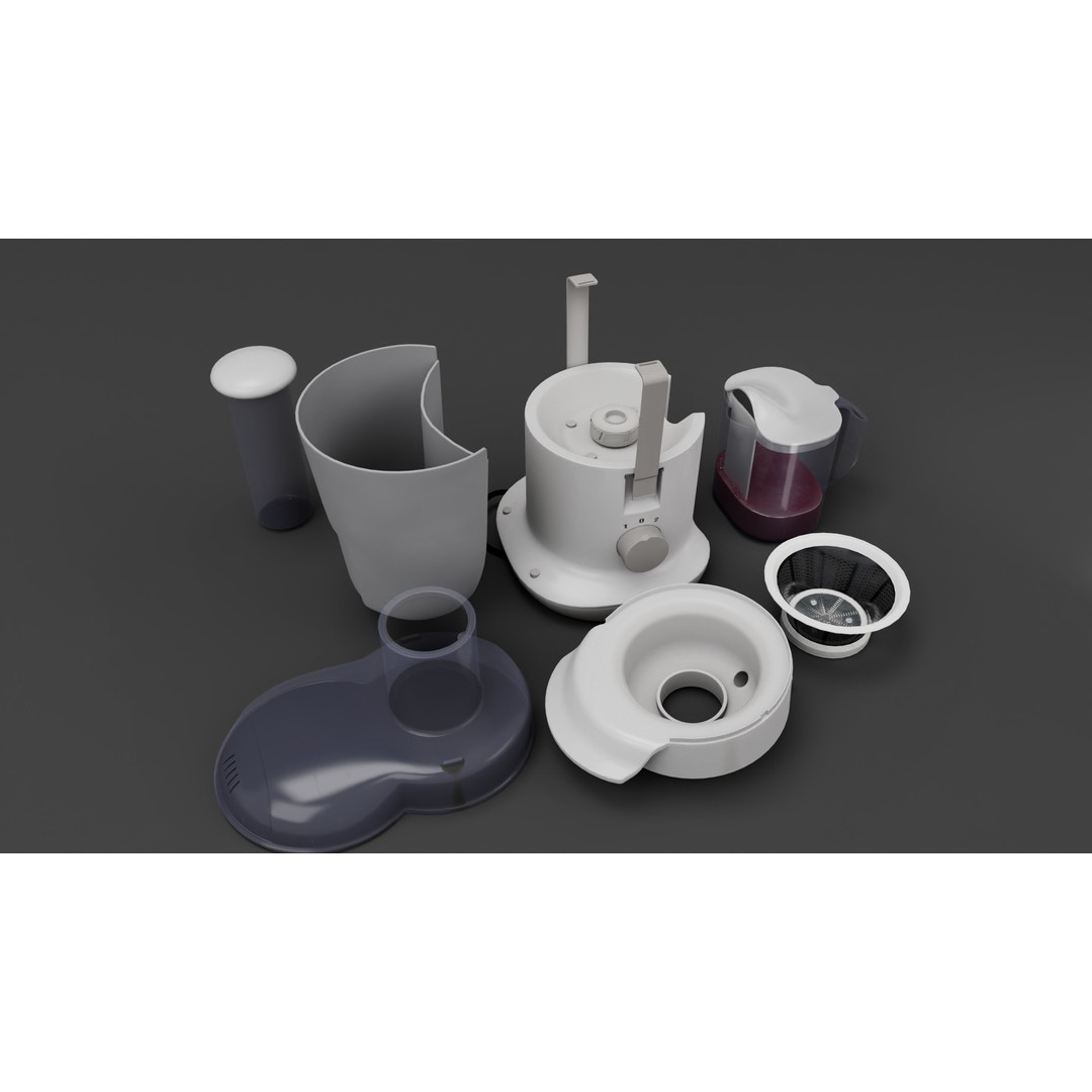 Juicer 3D Model – Low Poly PBR Asset, FBX Format - View 5