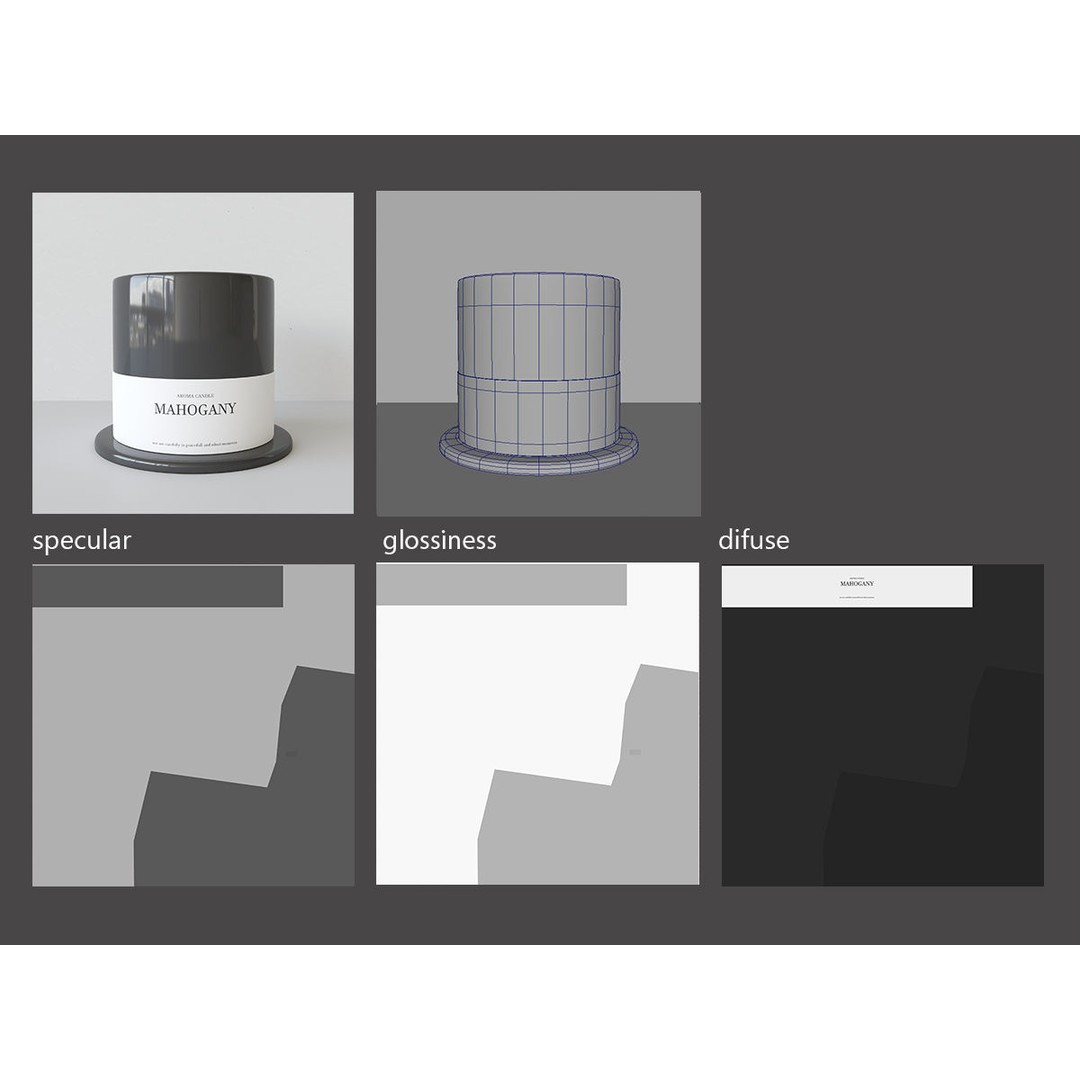 Living Candles 3D Model – Realistic PBR Textures, FBX & UV Mapped - View 30