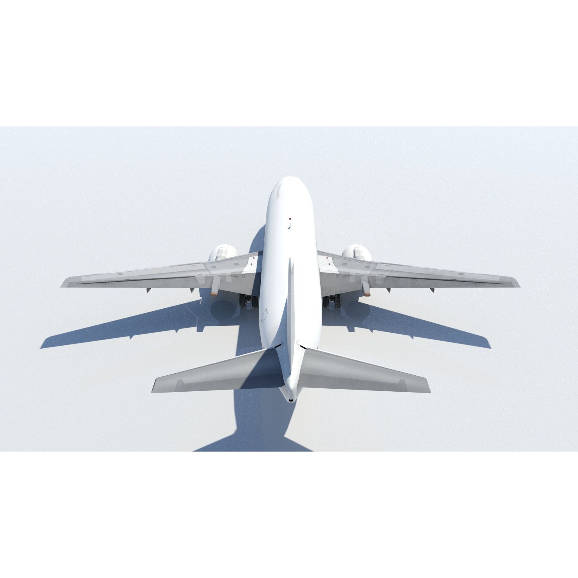 Boeing 737-400F Classic Freighter - Low-Poly Game-Ready 3D Model - View 5