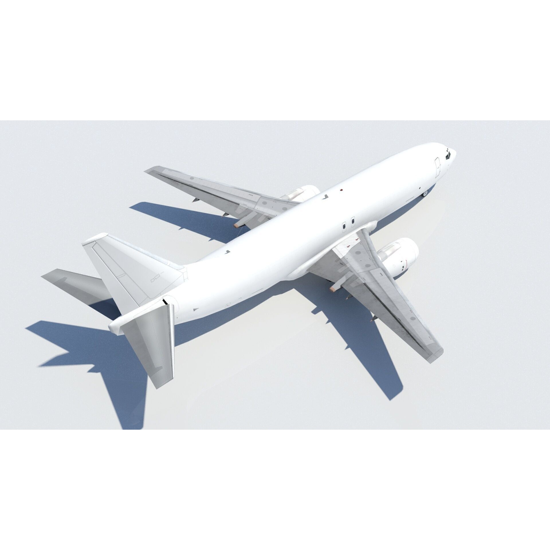 Boeing 737-400F Classic Freighter - Low-Poly Game-Ready 3D Model - View 6