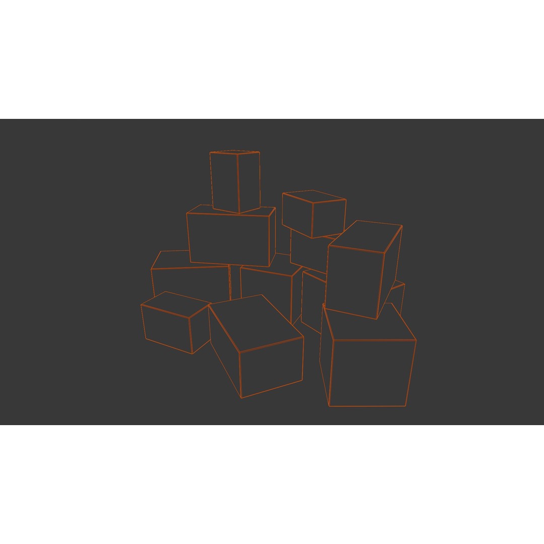 Box Pack 3D Model – Low Poly Digital Asset, FBX, Game Ready - View 16