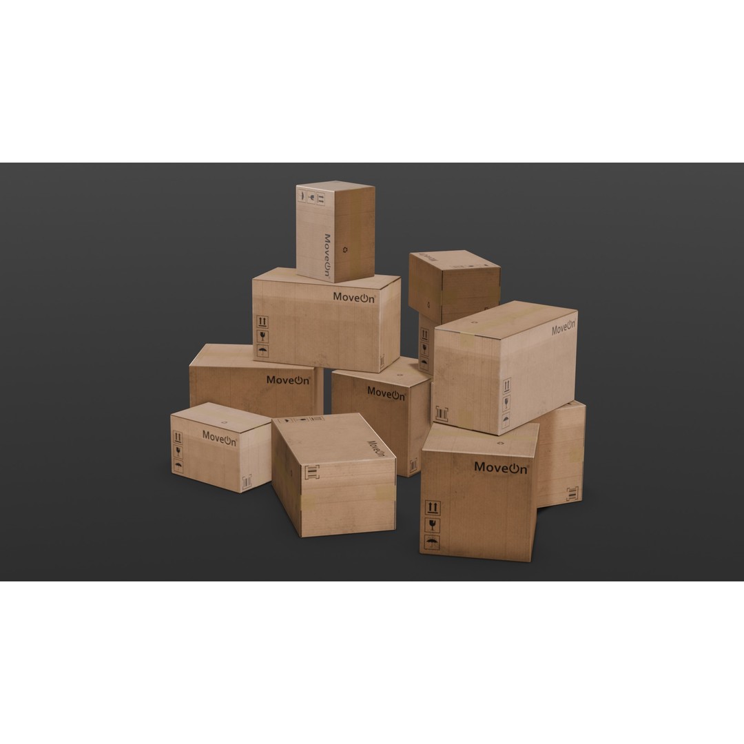 Box Pack 3D Model – Low Poly Digital Asset, FBX, Game Ready - View 18