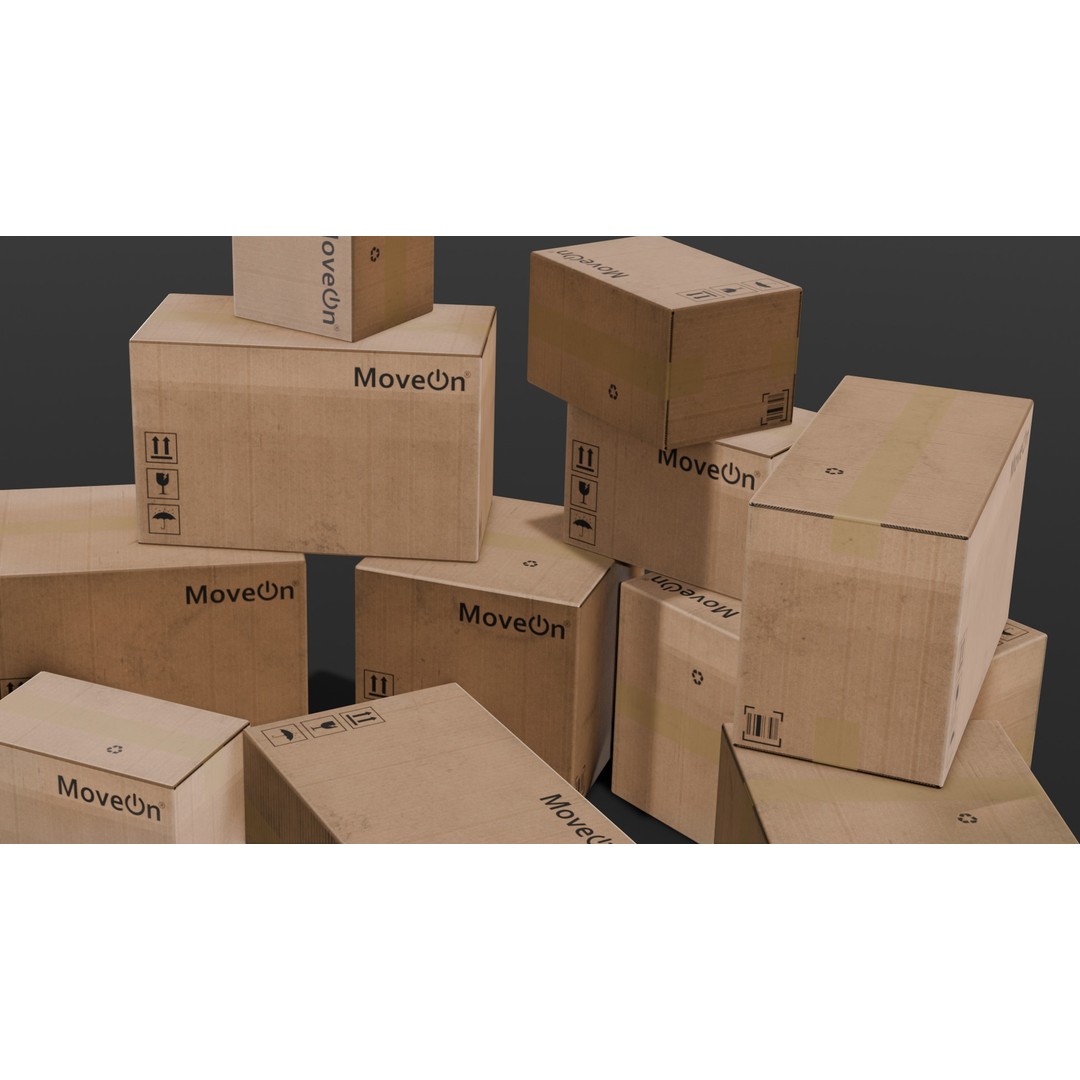 Box Pack 3D Model – Low Poly Digital Asset, FBX, Game Ready - View 20