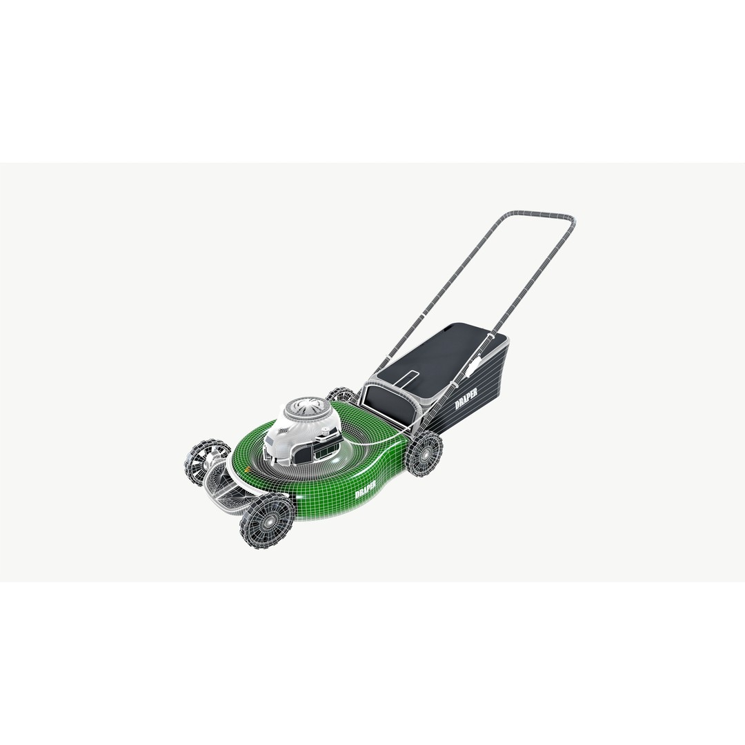 Lawn Mower 3D Model – High Poly PBR Game Asset, FBX - View 10