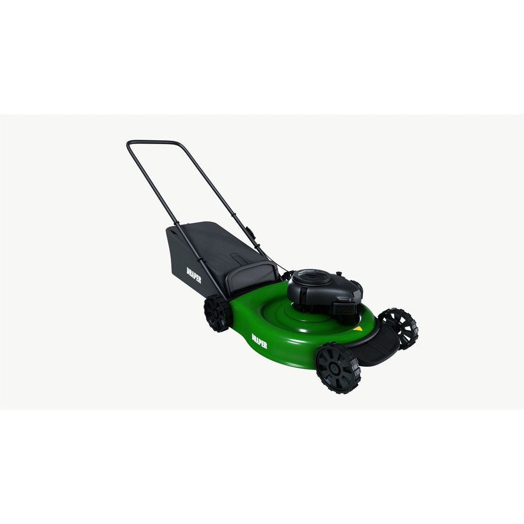 Lawn Mower 3D Model – High Poly PBR Game Asset, FBX - View 3
