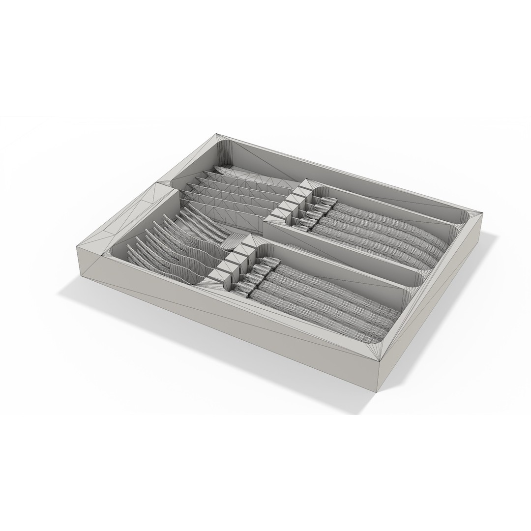 Laguiole Knife and Fork Set 3D Model – PBR Textured Cutlery, FBX - View 11