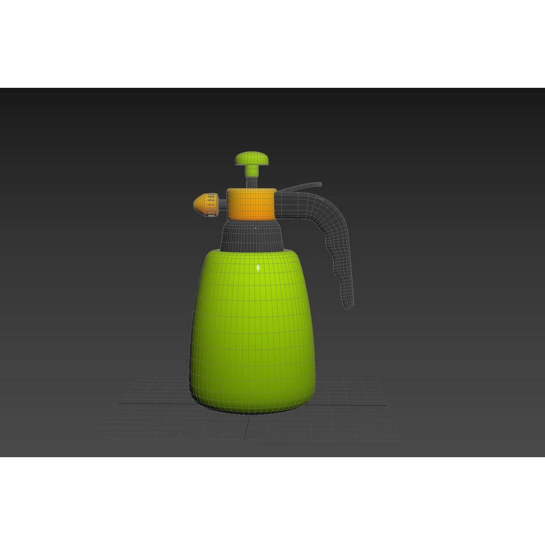 Garden Spray 3D Model – Clean Topology, PBR Textures, FBX & OBJ Formats - View 14