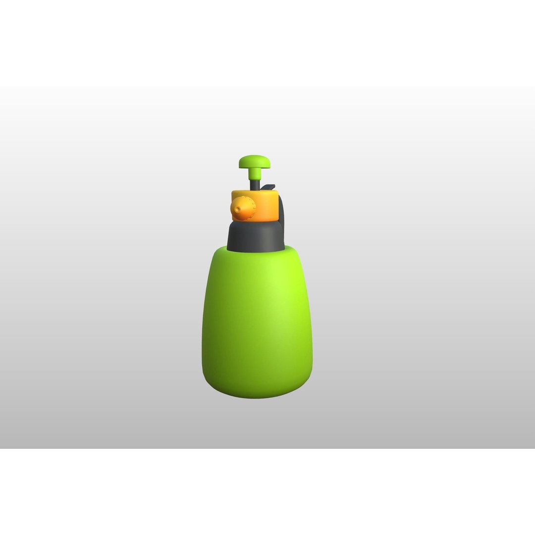 Garden Spray 3D Model – Clean Topology, PBR Textures, FBX & OBJ Formats - View 27