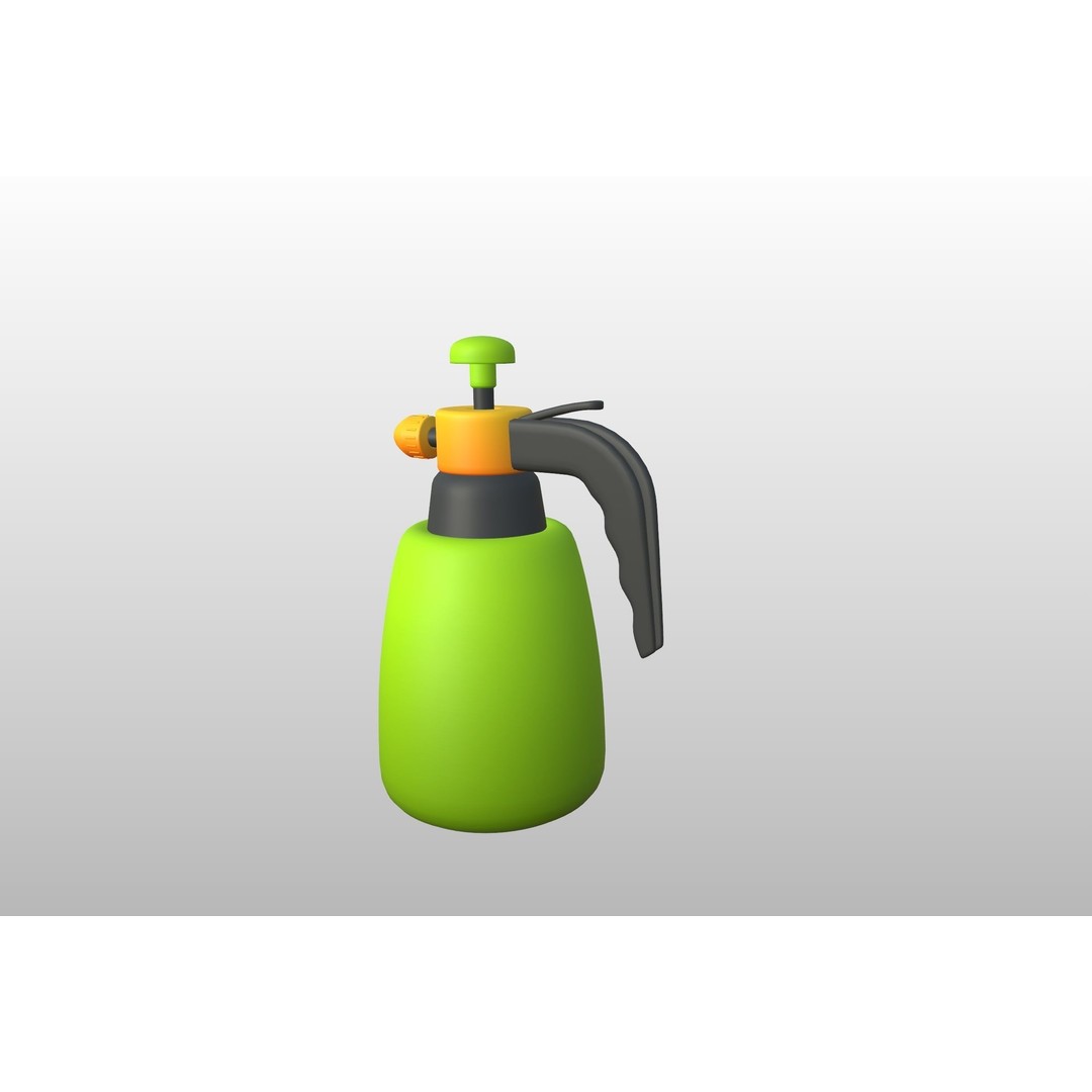 Garden Spray 3D Model – Clean Topology, PBR Textures, FBX & OBJ Formats - View 33