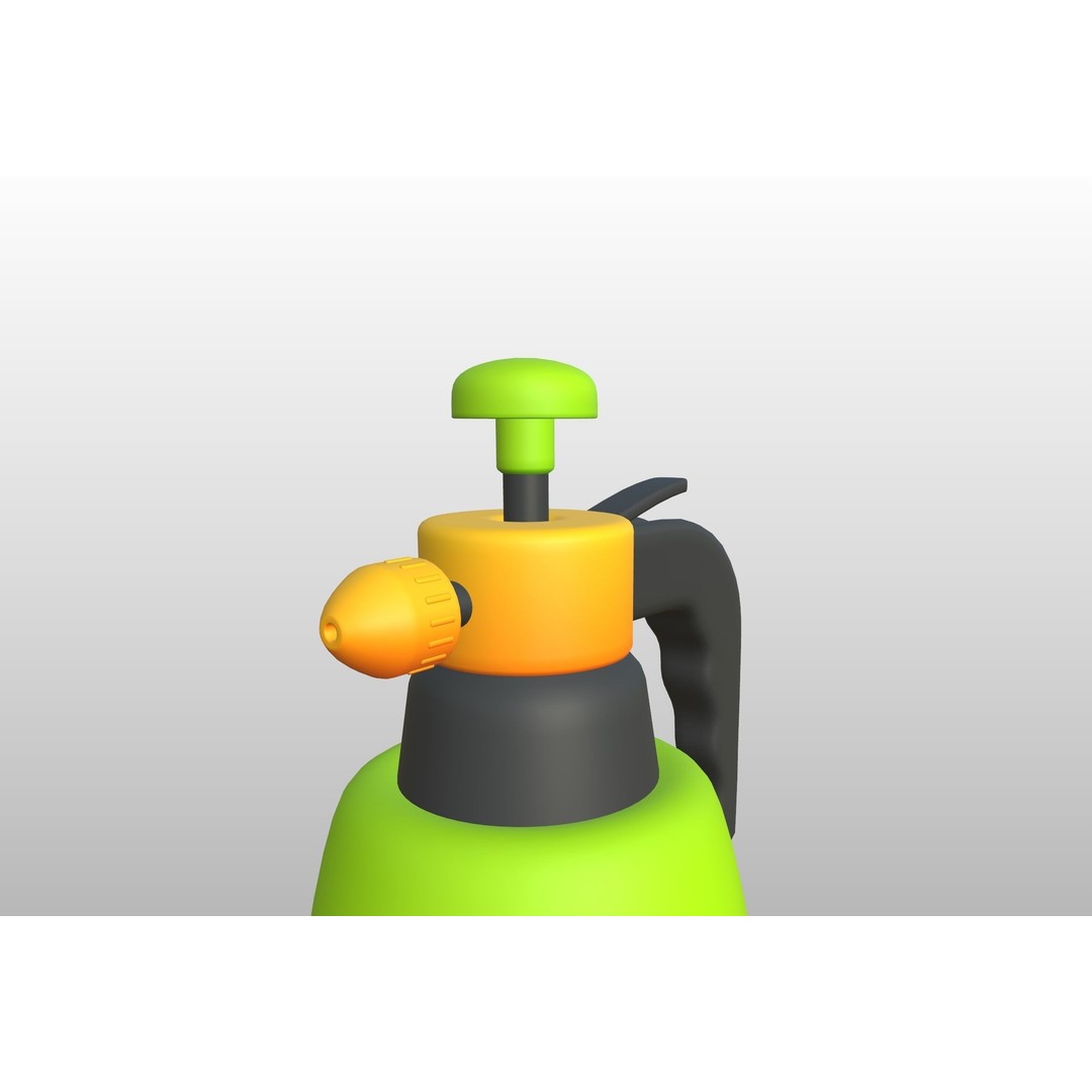 Garden Spray 3D Model – Clean Topology, PBR Textures, FBX & OBJ Formats - View 34