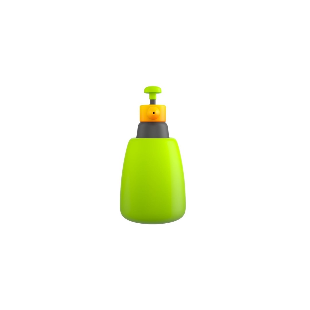 Garden Spray 3D Model – Clean Topology, PBR Textures, FBX & OBJ Formats - View 4