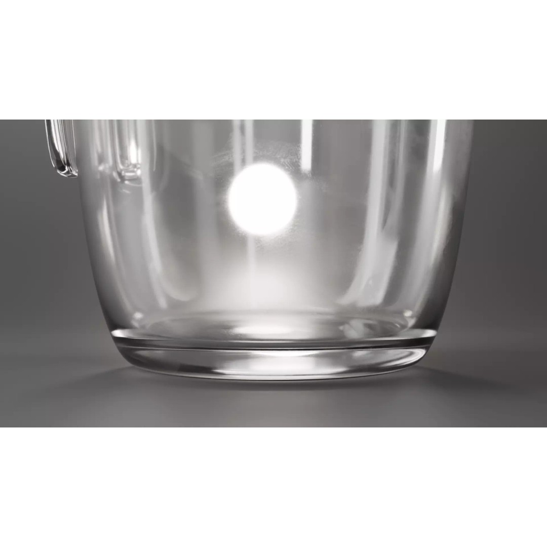 Glass Cup 3D Model – High-Quality Kitchenware Asset, PBR Textures - View 4