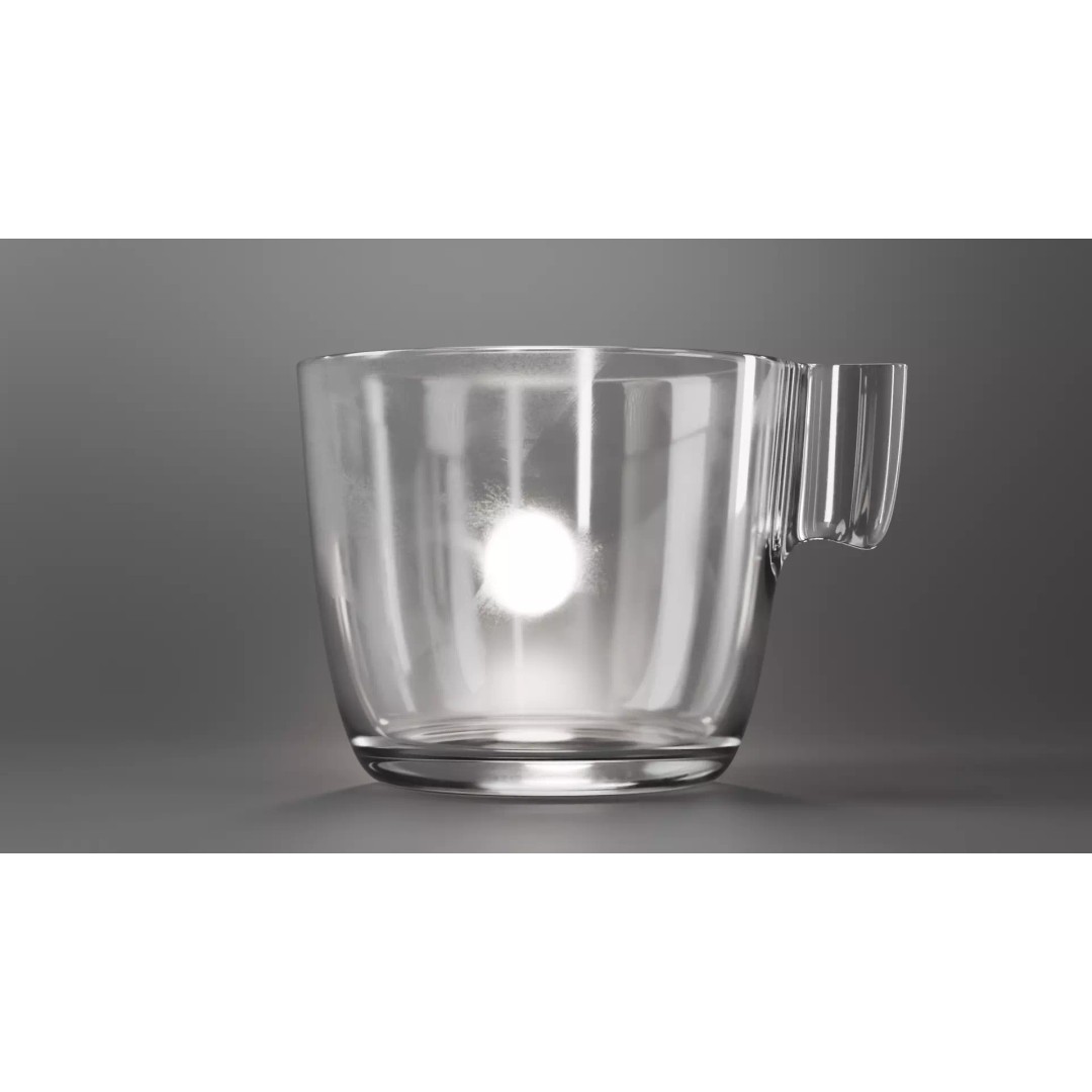 Glass Cup 3D Model – High-Quality Kitchenware Asset, PBR Textures - View 9