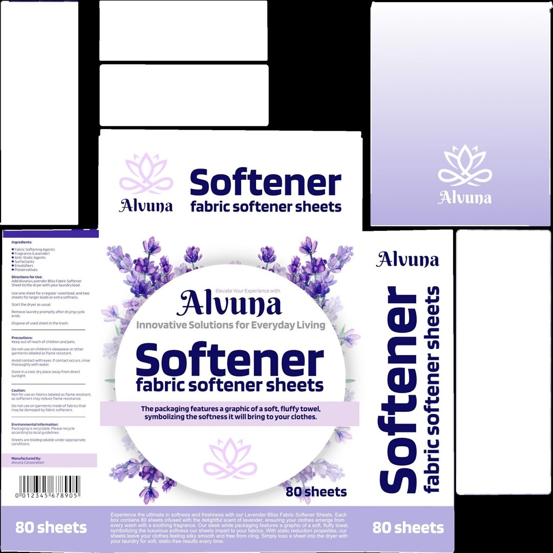 Lavender Fabric Softener Sheets 3D Model – Low Poly PBR Asset, FBX