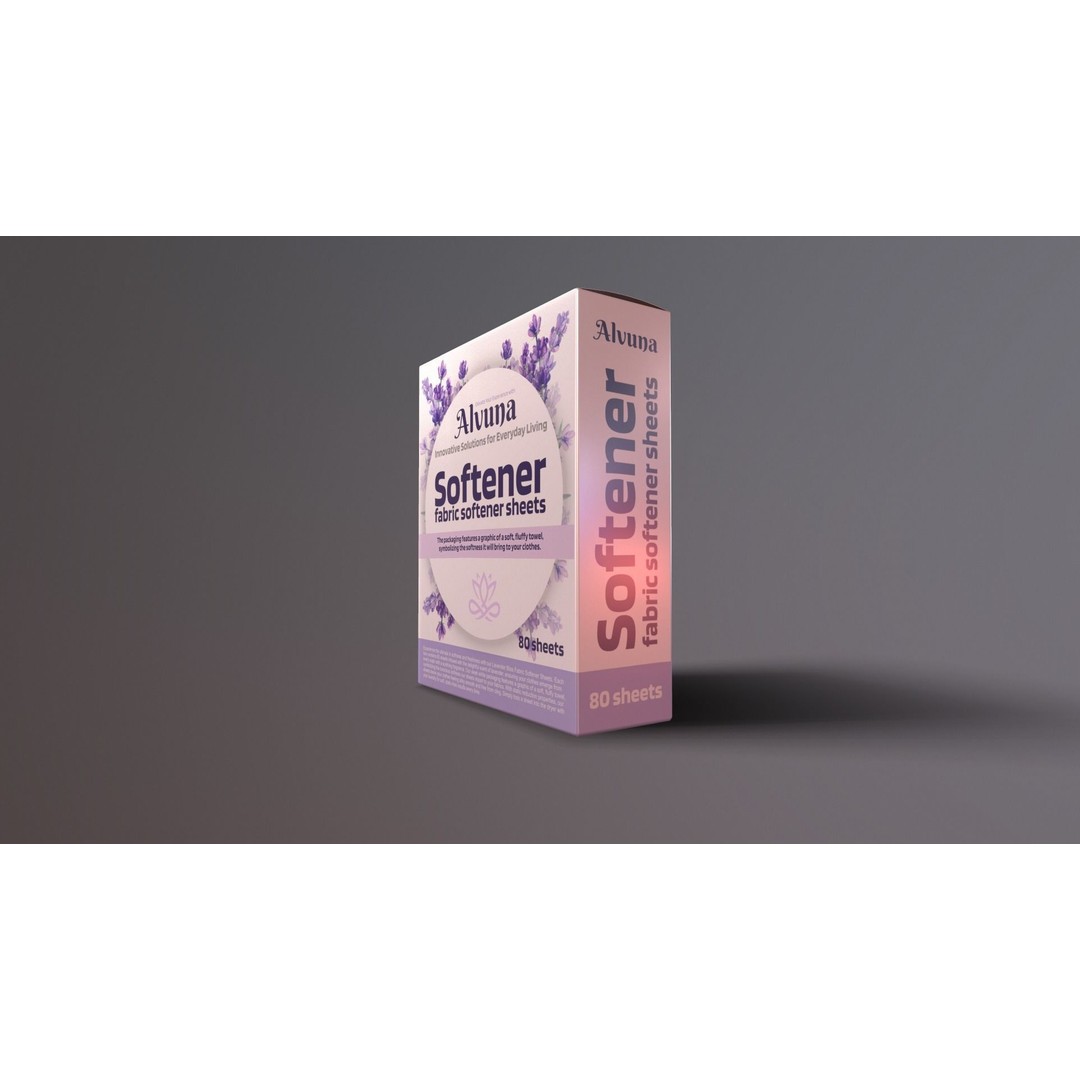 Lavender Fabric Softener Sheets 3D Model – Low Poly PBR Asset, FBX - View 4