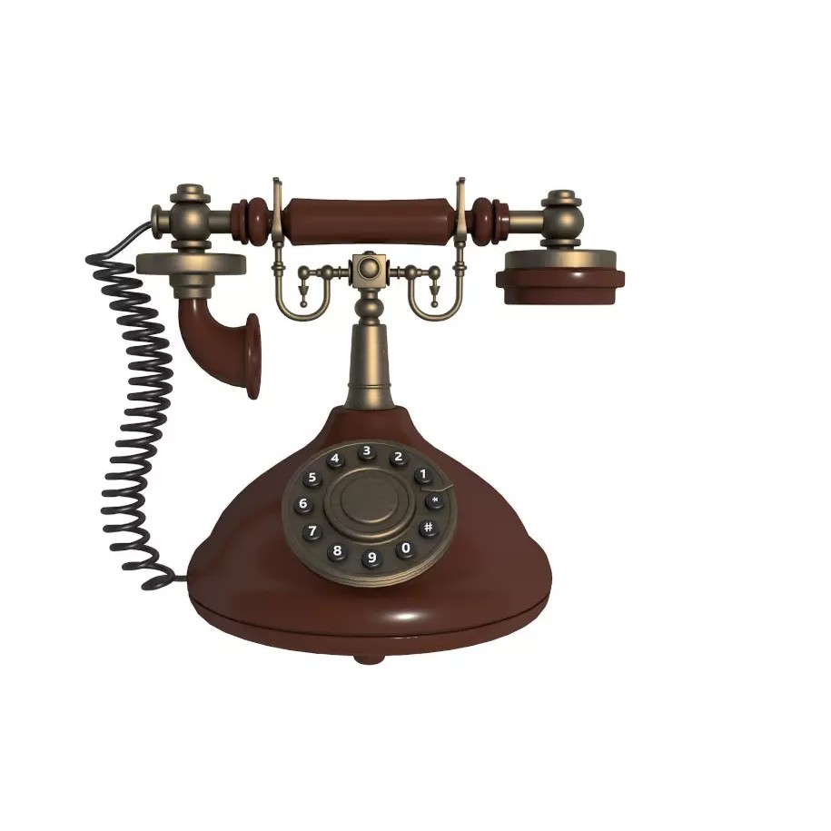 Vintage Home Devices 3D Model – Retro Collection, FBX, OBJ, PBR - View 15
