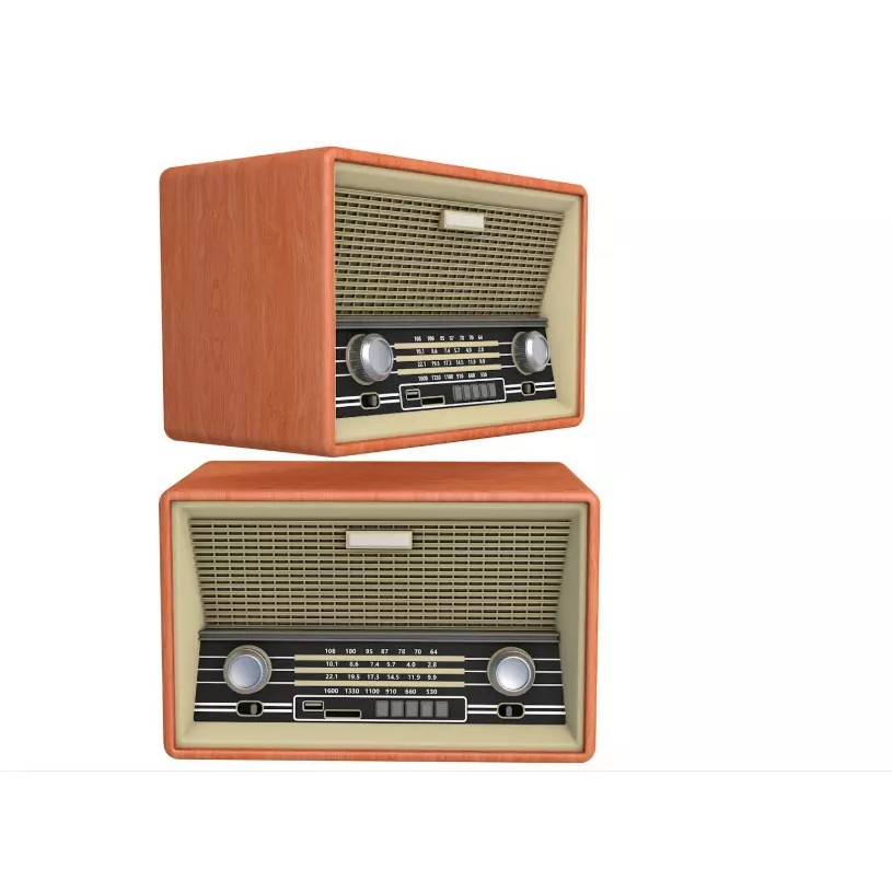 Vintage Home Devices 3D Model – Retro Collection, FBX, OBJ, PBR - View 17