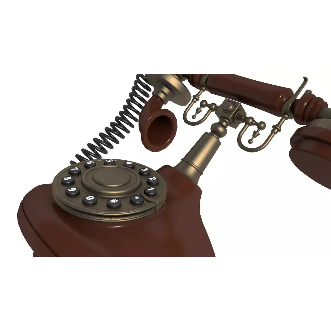 Vintage Home Devices 3D Model – Retro Collection, FBX, OBJ, PBR - View 20