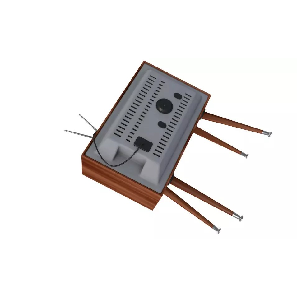 Vintage Home Devices 3D Model – Retro Collection, FBX, OBJ, PBR - View 21