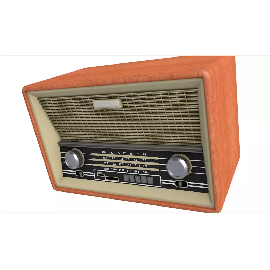 Vintage Home Devices 3D Model – Retro Collection, FBX, OBJ, PBR - View 23