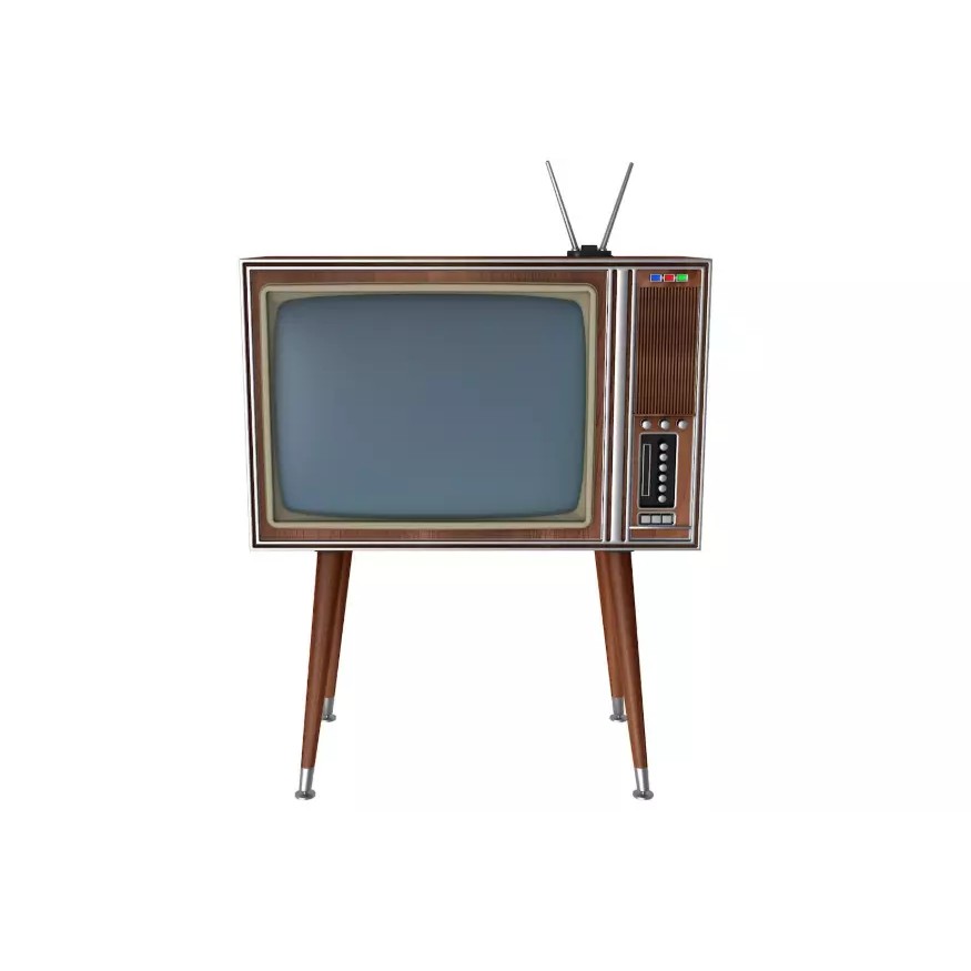 Vintage Home Devices 3D Model – Retro Collection, FBX, OBJ, PBR - View 5