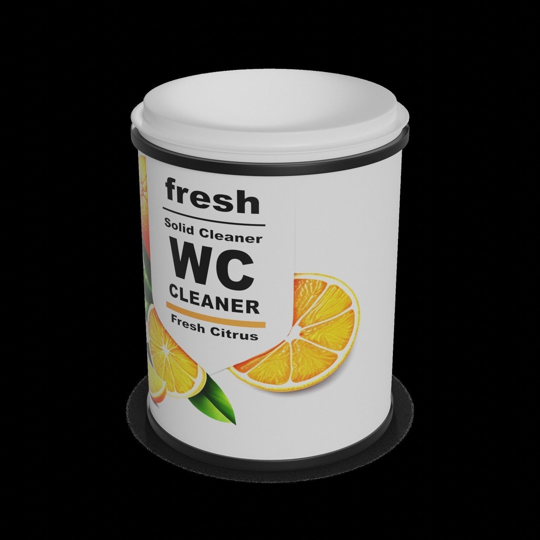 Solid WC Cleaner 3D Model – Low Poly Household Asset, FBX