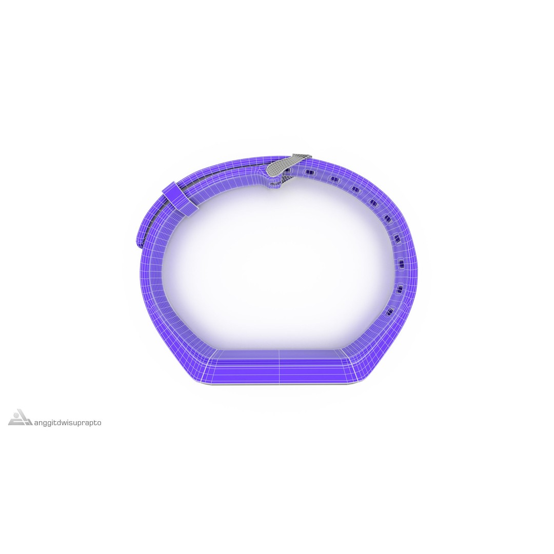 Fitness Tracker 3D Model – Low Poly PBR Asset, FBX - View 15