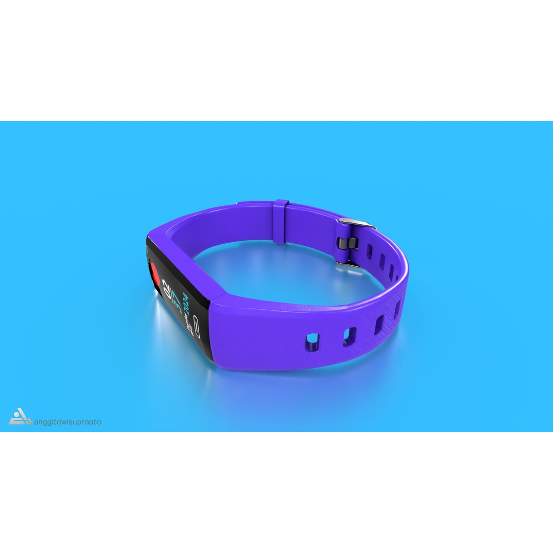 Fitness Tracker 3D Model – Low Poly PBR Asset, FBX - View 5