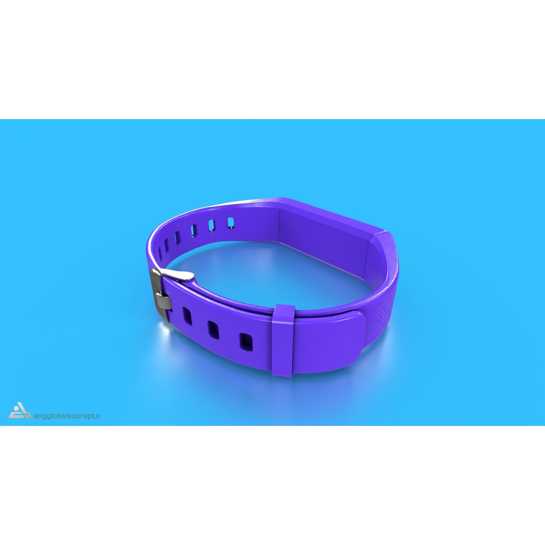 Fitness Tracker 3D Model – Low Poly PBR Asset, FBX - View 7