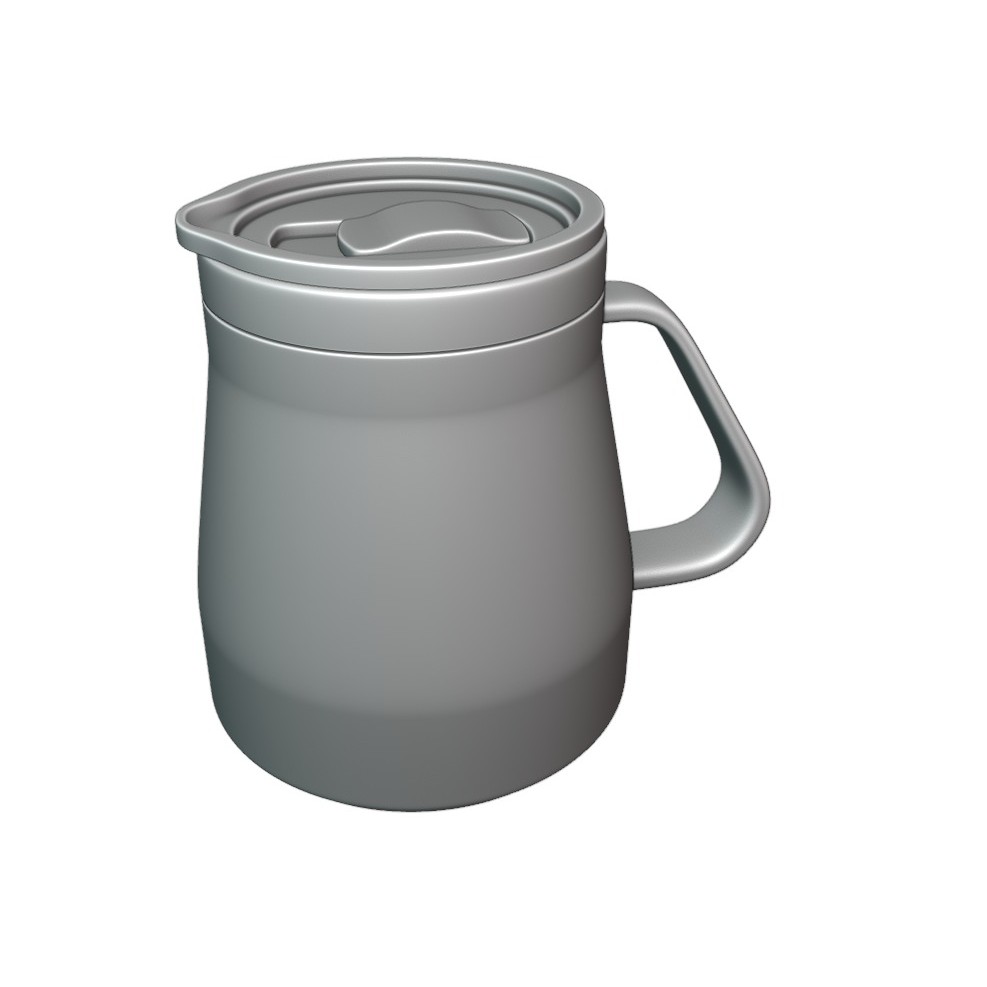 Travel Water Mug 3D Model – Photorealistic PBR Asset, Blender, FBX - View 8