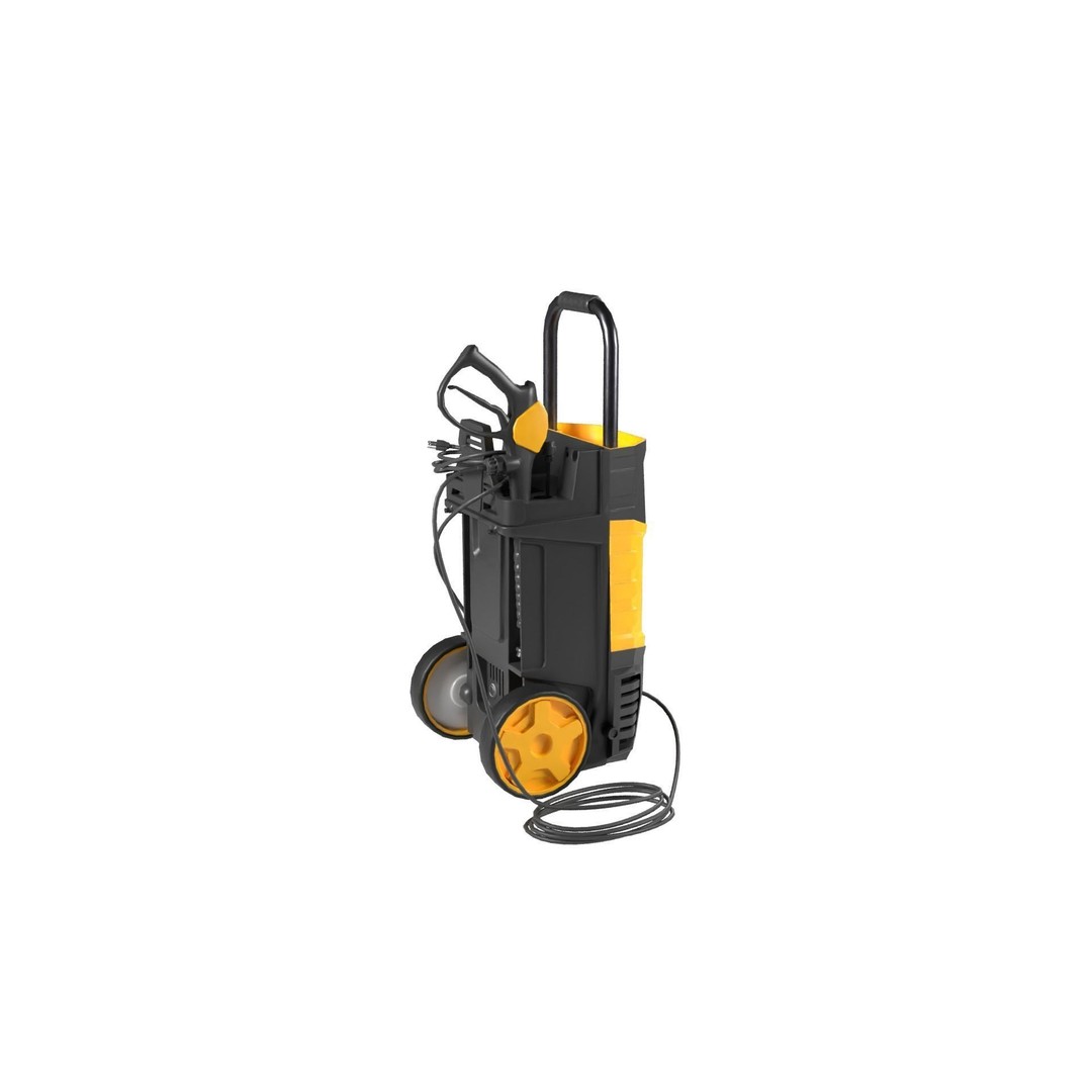 Pressure Washer 3D Model – Low Poly PBR Asset, FBX, OBJ, Blender - View 7