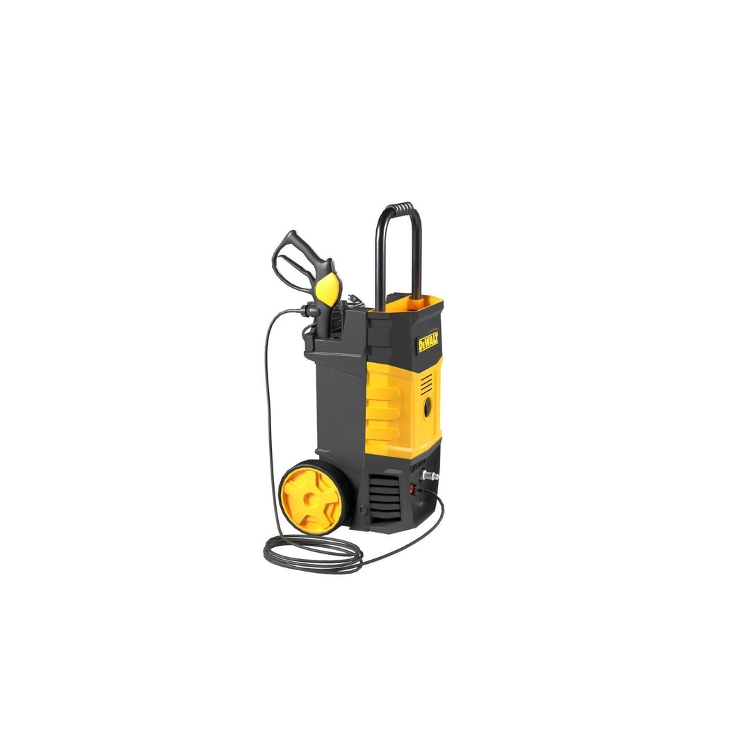 Pressure Washer 3D Model – Low Poly PBR Asset, FBX, OBJ, Blender - View 8