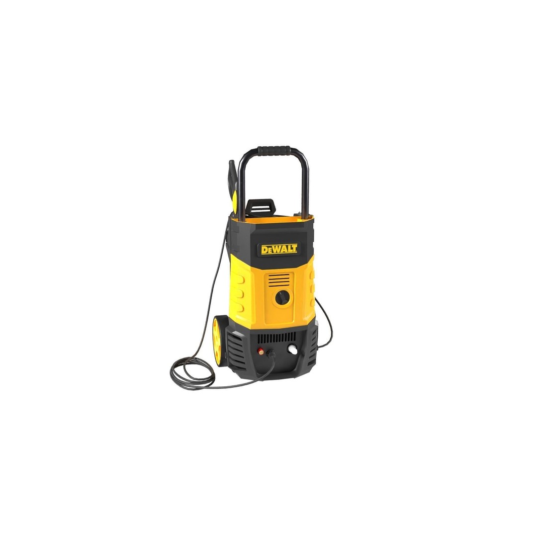 Pressure Washer 3D Model – Low Poly PBR Asset, FBX, OBJ, Blender - View 9