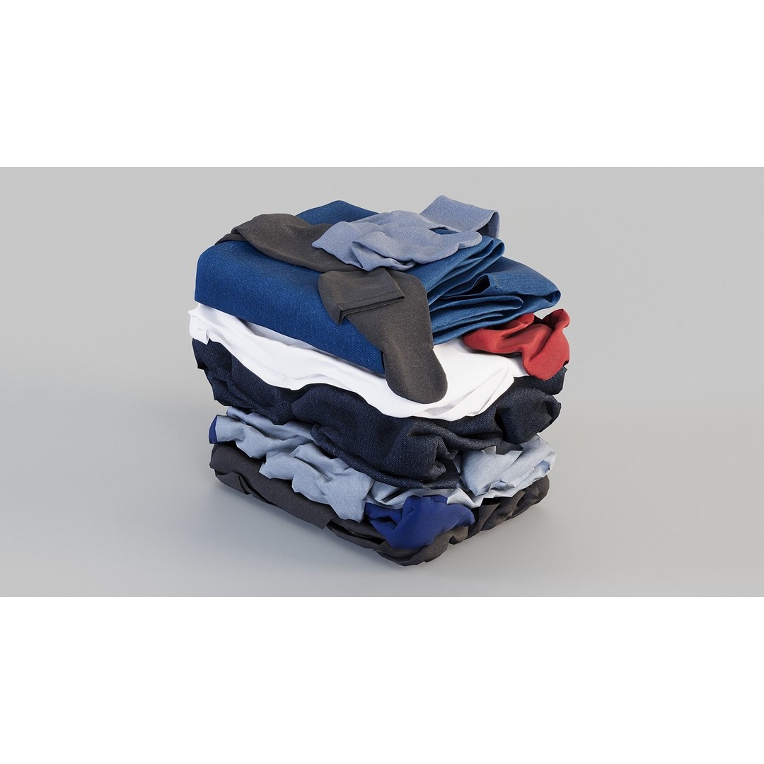 IKEA SLIBB Laundry Basket 3D Model – Flexible Design, PBR Textures - View 13
