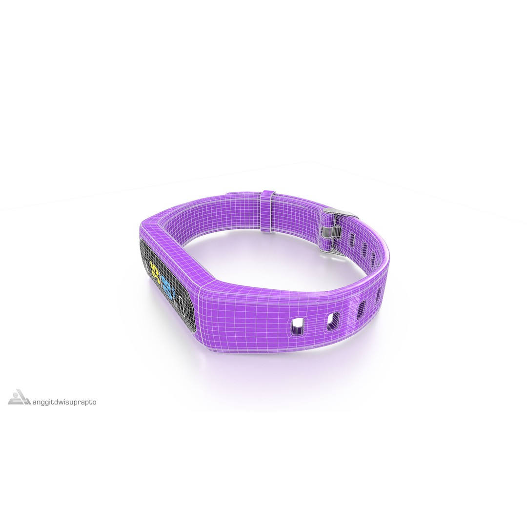 Fitness Tracker 3D Model – Low Poly PBR Asset, FBX - View 12