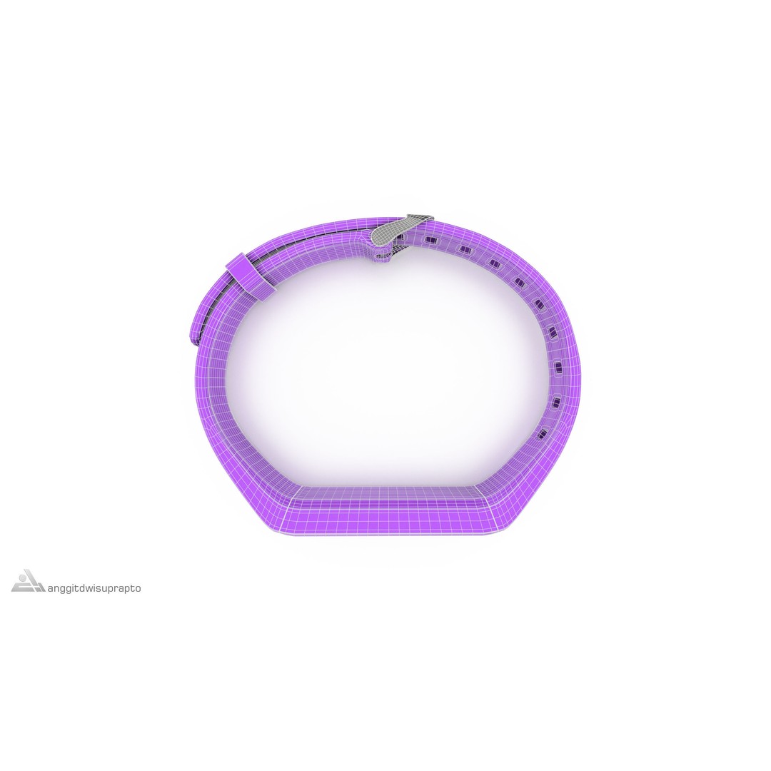 Fitness Tracker 3D Model – Low Poly PBR Asset, FBX - View 15