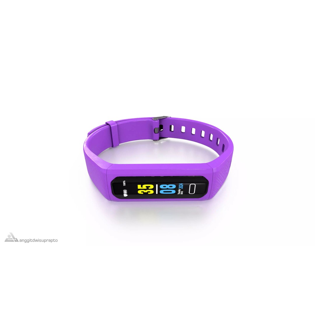 Fitness Tracker 3D Model – Low Poly PBR Asset, FBX - View 2