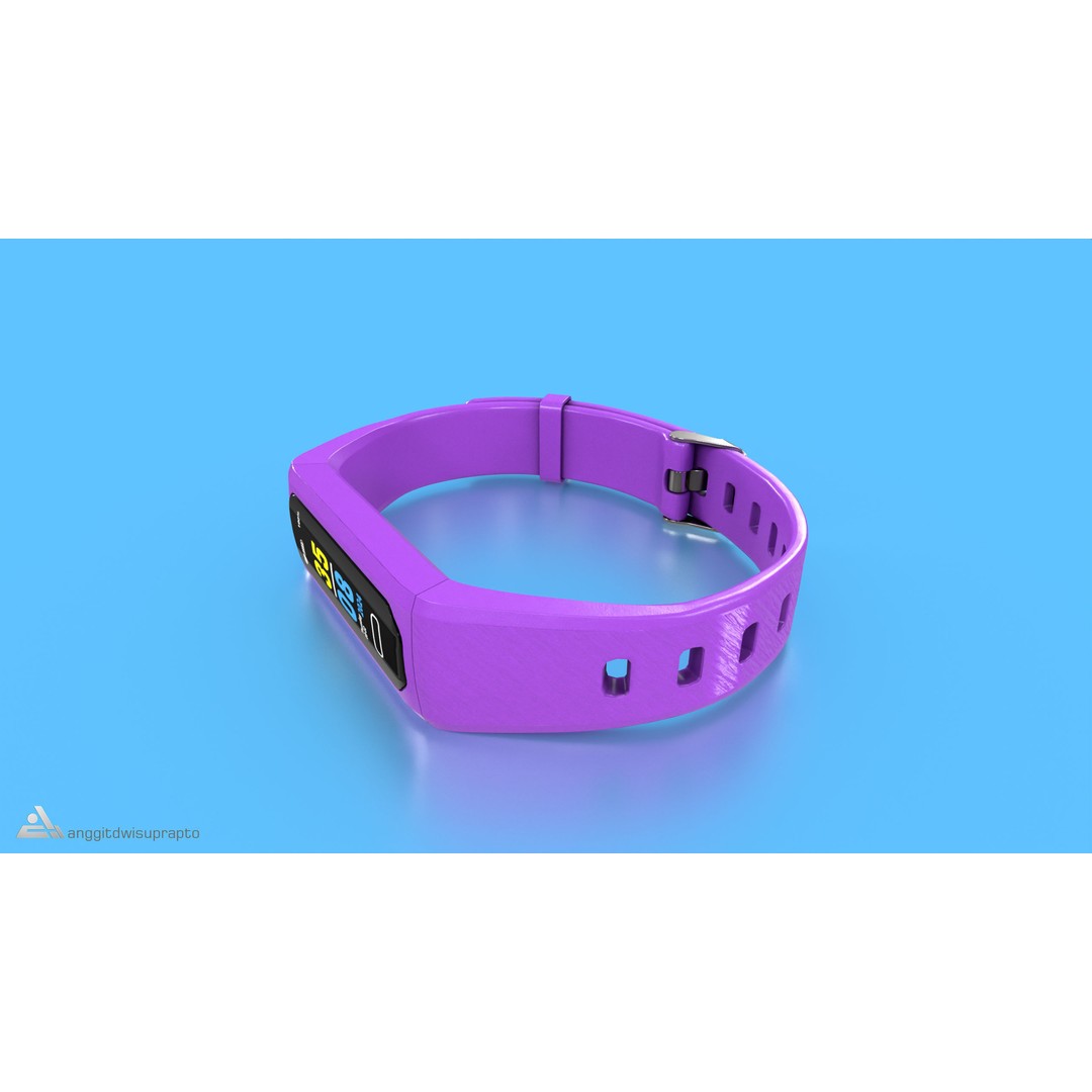 Fitness Tracker 3D Model – Low Poly PBR Asset, FBX - View 5
