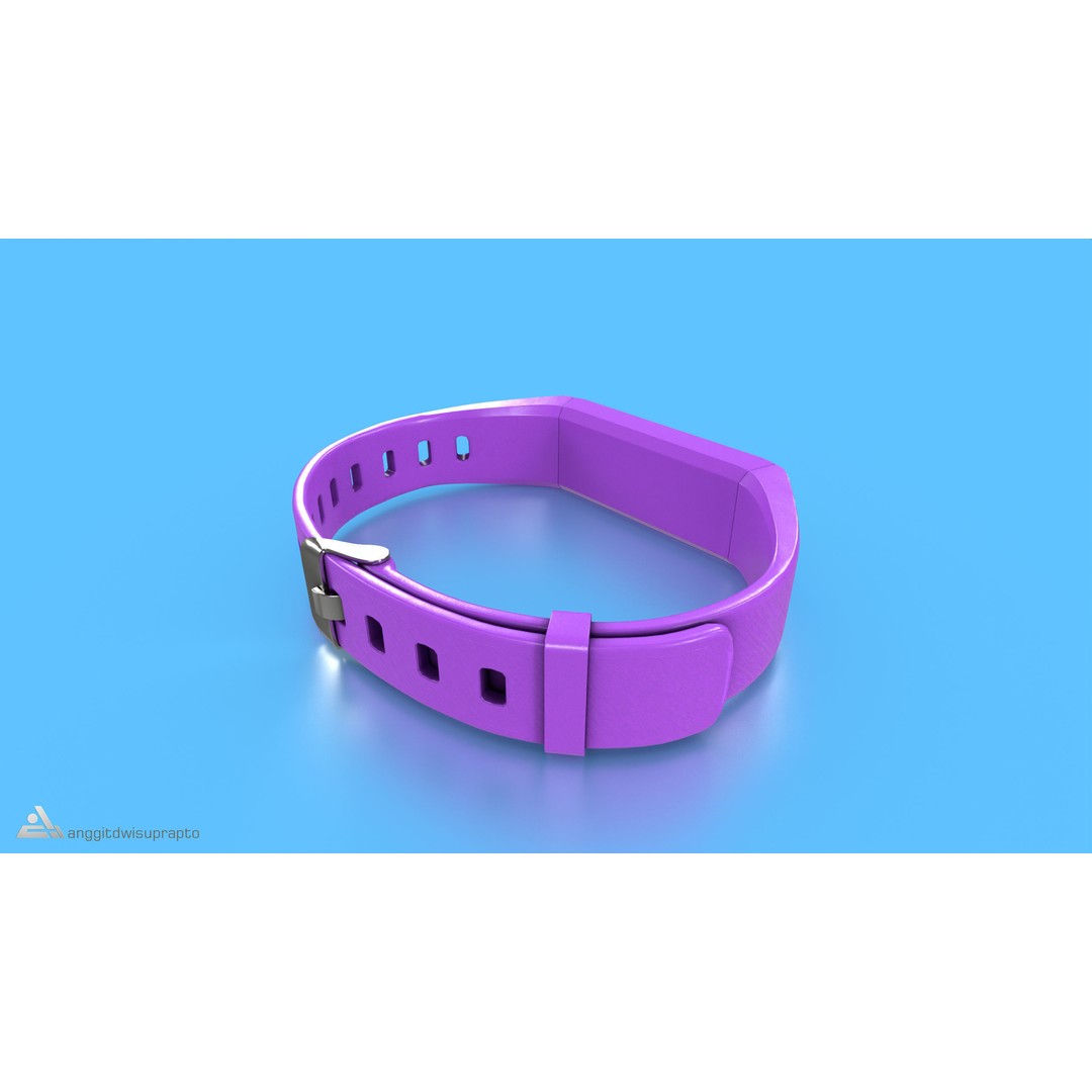 Fitness Tracker 3D Model – Low Poly PBR Asset, FBX - View 7