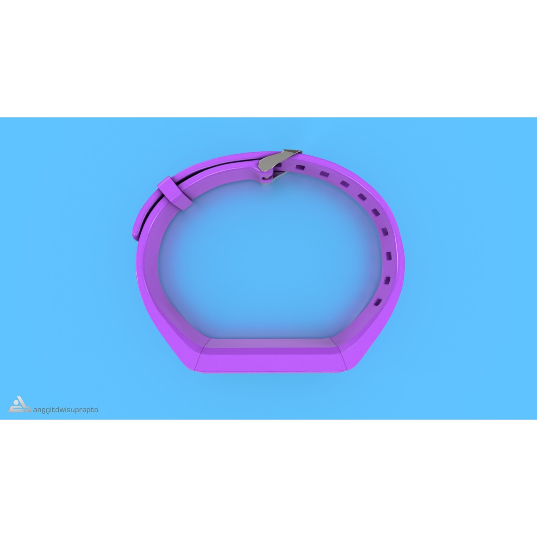 Fitness Tracker 3D Model – Low Poly PBR Asset, FBX - View 8